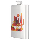 Desert Kokopelli Flachmann (Links)