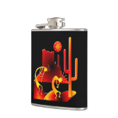 Desert Kokopelli Flachmann (Links)