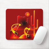 Desert Kokopelli Mousepad (Mit Mouse)