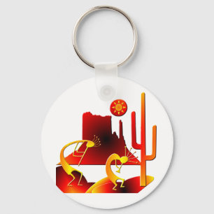 Desert Kokopelli Schlüsselanhänger