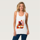Desert Kokopelli Tank Top (Vorderseite Vollansicht)