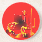 Desert Kokopelli Untersetzer (Vorne)