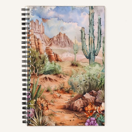 Desert Landscape 5.5" x 8.5" SpiralNotebook Notizblock