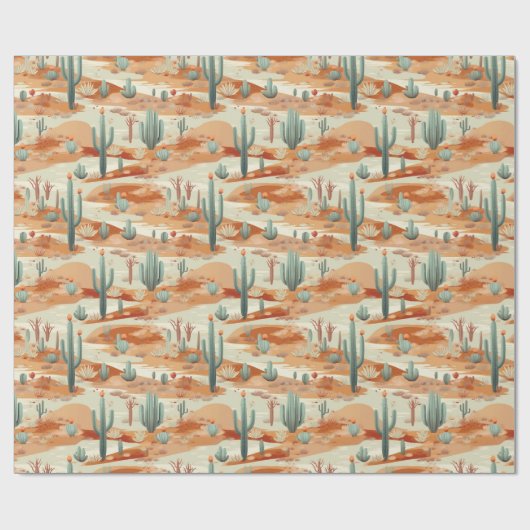 Desert Landscape Geschenkpapier (Flach)