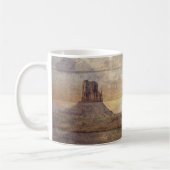 Desert Landscape Monument Valley And Cloudy Sky Kaffeetasse (Links)