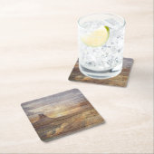 Desert Landscape Monument Valley And Cloudy Sky Rechteckiger Pappuntersetzer (Vor Ort)