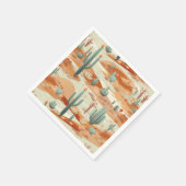 Desert Landscape Paper Serviette (Ecke)