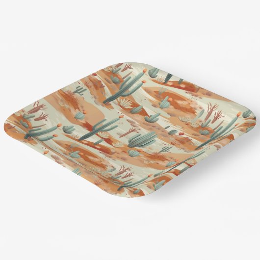 Desert Landscape Pappteller (Gewinkelt)