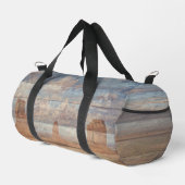 Desert Landscape Sandstone Buttes And Heavenly Sky Duffle Bag (Rechte Ecke)