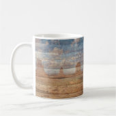 Desert Landscape Sandstone Buttes And Heavenly Sky Kaffeetasse (Links)