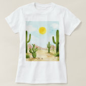Desert landscape T-Shirt (Design vorne)