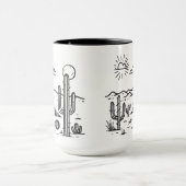 Desert Landscape with Tasse (Zentrum)