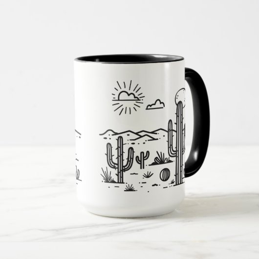 Desert Landscape with Tasse (VorderseiteRechts)