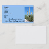 Desert Landscaping Company Visitenkarte (Vorne/Hinten)