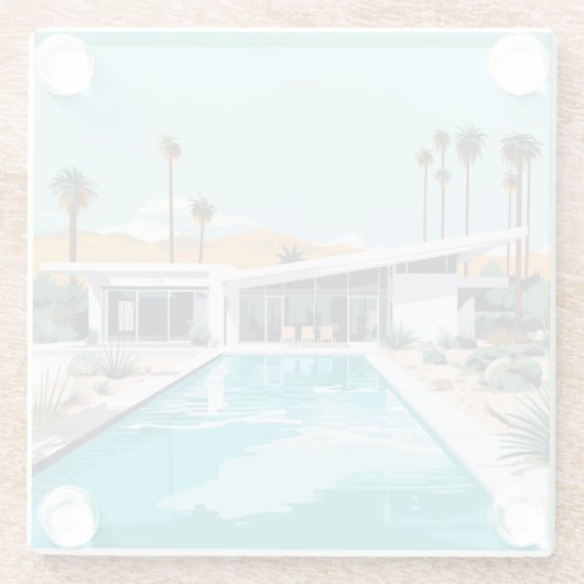 DESERT LEVING #2 GLASUNTERSETZER (Rückseite)