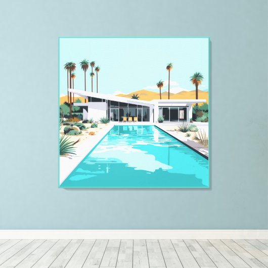 DESERT LEVING #2 LEINWANDDRUCK (Insitu (Holzboden))