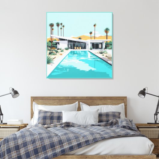 DESERT LEVING #2 LEINWANDDRUCK (Insitu (Schlafzimmer))