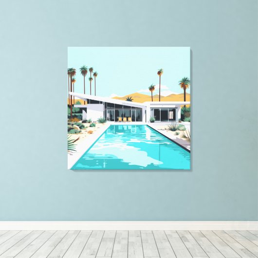 DESERT LEVING #2 LEINWANDDRUCK (Insitu (Holzboden))