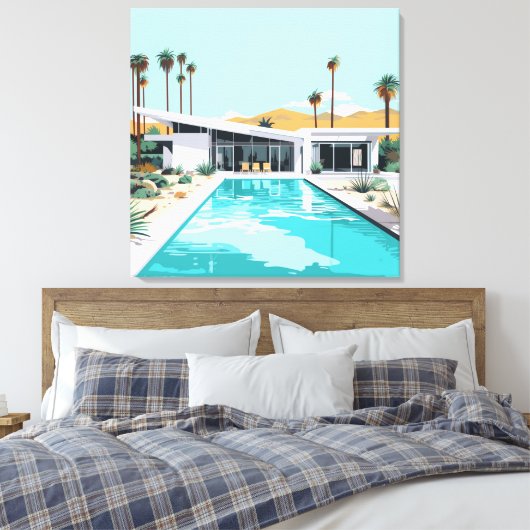 DESERT LEVING #2 LEINWANDDRUCK (Insitu (Schlafzimmer))