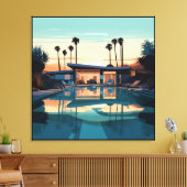 DESERT LEVING #5 LEINWANDDRUCK (Insitu (Wohnzimmer))