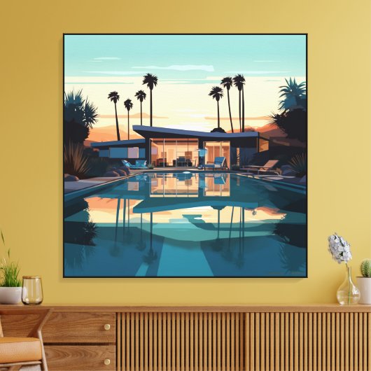 DESERT LEVING #5 LEINWANDDRUCK (Insitu (Wohnzimmer))