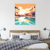 DESERT LEVING #6 LEINWANDDRUCK (Insitu (Schlafzimmer))