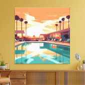 DESERT LEVING #6 LEINWANDDRUCK (Insitu (Wohnzimmer))