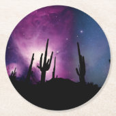 DESERT LIGHTS NEBULA RUNDER PAPPUNTERSETZER (Vorderseite)