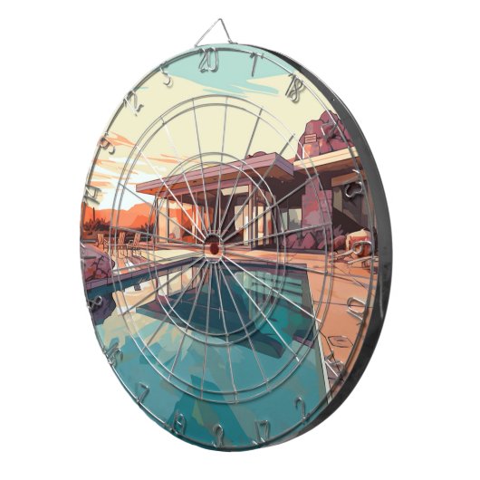 DESERT LIVING #3 DARTSCHEIBE (Vorderseite rechts)