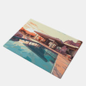 DESERT LIVING #3 FUßMATTE (Schrägansicht)