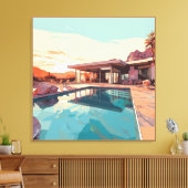 DESERT LIVING #3 LEINWANDDRUCK (Insitu (Wohnzimmer))