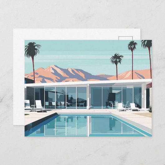 DESERT LIVING #4 POSTKARTE (Vorne/Hinten)