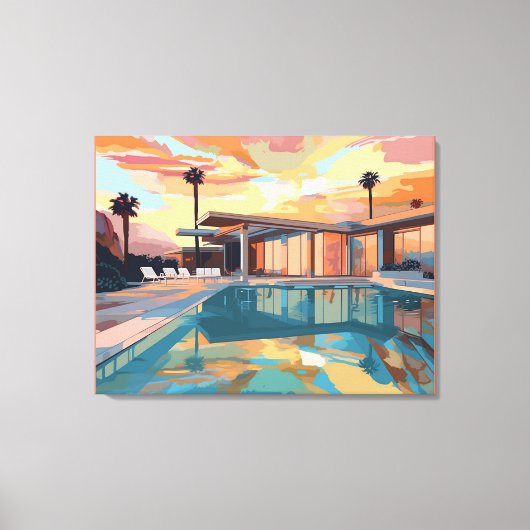 DESERT LIVING DESIGN #1 LEINWANDDRUCK (Vorderseite)