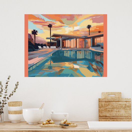 DESERT LIVING DESIGN #1 POSTER (Küche)