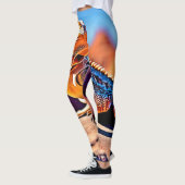 Desert Lizard Nah-up Design Leggings (Links)