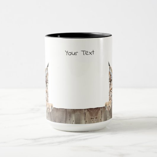 Desert Lynx Cat Tasse (Zentrum)