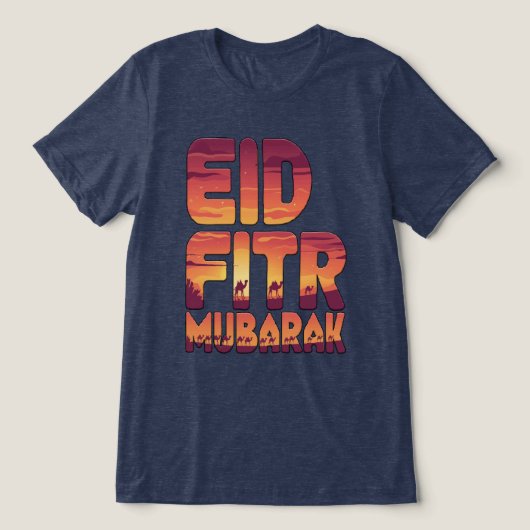 Desert Majestät Tri-Blend Shirt (Design Vorderseite)