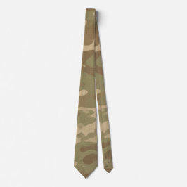 Desert Military Camouflage Pattern Krawatte