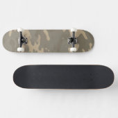Desert Military Camouflage Pattern Skateboard (Horizontal)