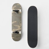 Desert Military Camouflage Pattern Skateboard (Vorderseite)