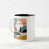 Desert Mirage Zweifarbige Tasse (Vorderseite Links)