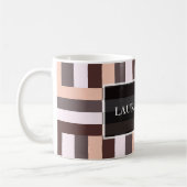 Desert Mocha Geometric Kaffeetasse (Links)