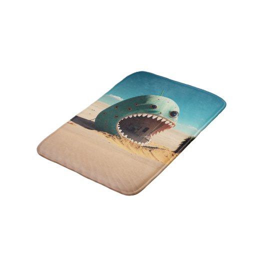 Desert monster house badematte (Schrägansicht)