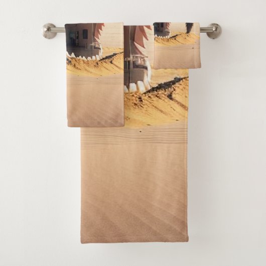 Desert monster house badhandtuch set (Insitu)