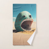 Desert monster house badhandtuch set (Handtuch)