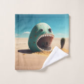 Desert monster house badhandtuch set (Waschlappen)