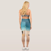 Desert monster house capri leggings (Rückseite)