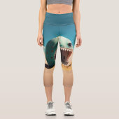 Desert monster house capri leggings (Vorderseite)