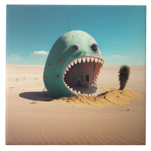 Desert monster house fliese