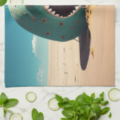 Desert monster house geschirrtuch (Gefaltet)